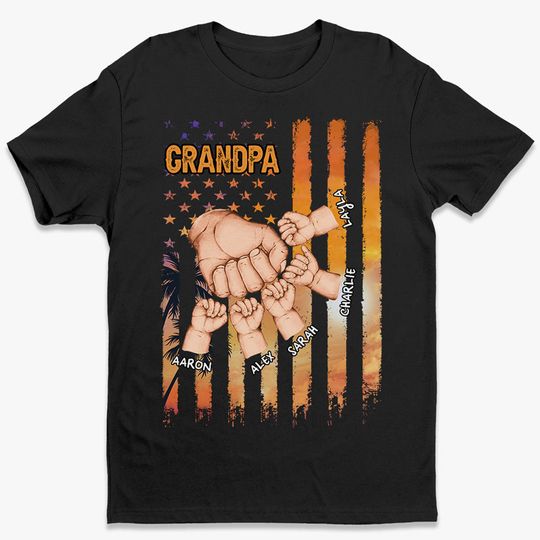 Summer With Dad - Family Personalized Custom T-shirt - Birthday Gift For Dad, Grandpa
