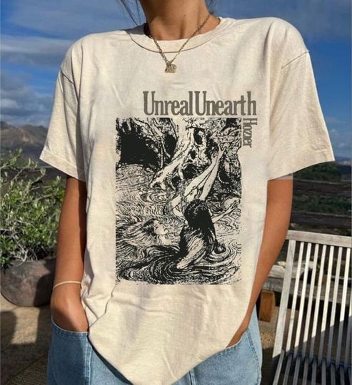 Unreal Unearth T shirt, Hozier Shirt, Vintage Unreal Unearth Tour Merch Shirt