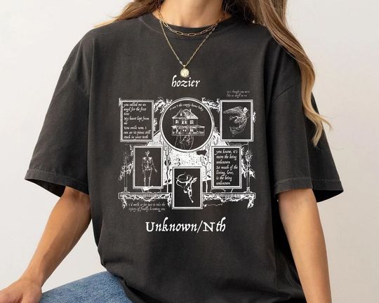 Hozier Shirt, Unreal Unearth Tour Fan Shirt, Hozier Unreal Unearth Tour Shirt