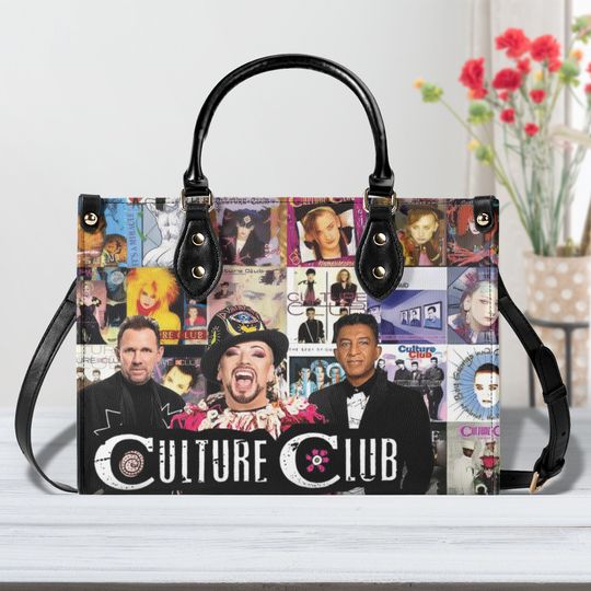 Boy George Culture Club Women Leather Handbag, Travel handbag