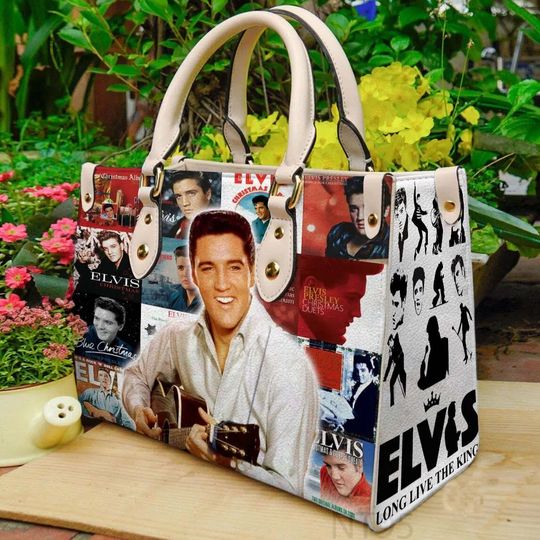 Elvis Presley Leather Handbag, Elvis Presley Handbag, Elvis Presley Leather Bag