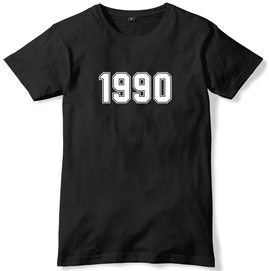 1990 Year Birthday Anniversary T-Shirt, Birthday Gift