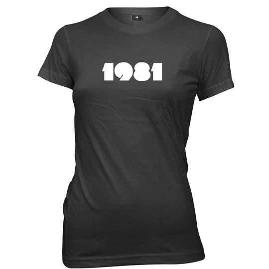 1981 Year Birthday Anniversary T-Shirt, Birthday Gift