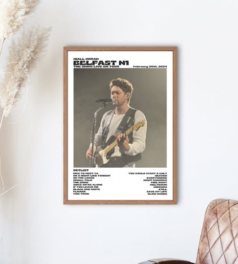 Niall Horan, The Show Live On Tour Belfast n1, February 20th 2024 Poster