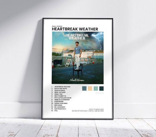 HEARTBREAK WEATHER - Niall Horan - Album Cover Poster