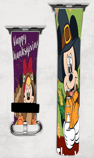 Disney Thanksgiving Mickey & Minnie Watch Band