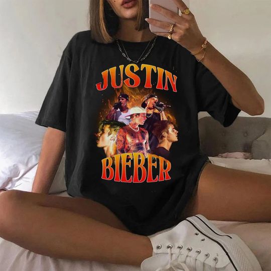 Justin Bieber T-Shirt, Justin Bieber Shirt, Justin Bieber Tee