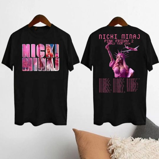 2024 Nicki Minaj Tour Shirt, Gag City T-Shirt, Nicki Minaj Pink Friday 2 Concert Tee Shirt