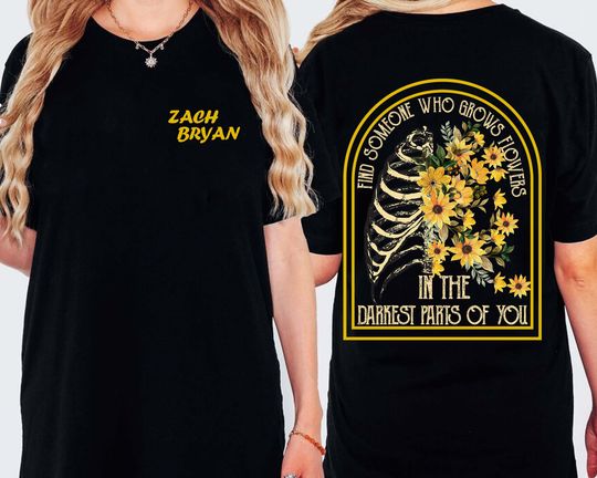 Zach Bryan Find Someone Who Grows Flowers Shirt, American Heartbreak Tour Shirt