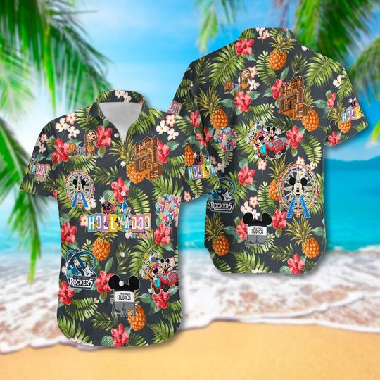 Mouse Theme Park Hawaiian Shirt