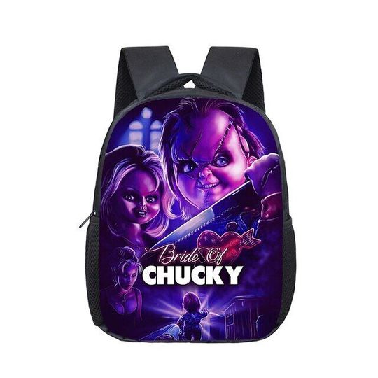 Chucky And Tiffany Bride Of Chucky Horror Killers Back To School Backpack