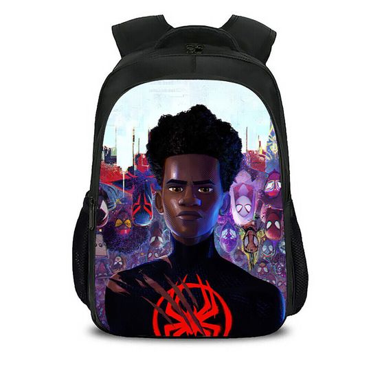 Miles Morales Spider Man Across The Spider Verse Back To School Gift Backpack