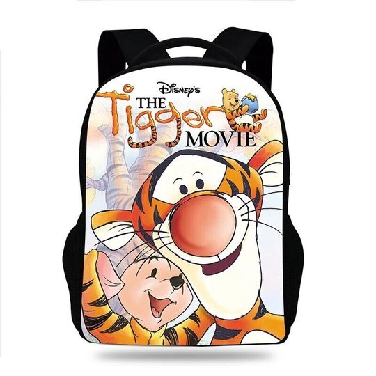 Charming Tigger Winnie The Pooh Cartoon Love School Backpack
