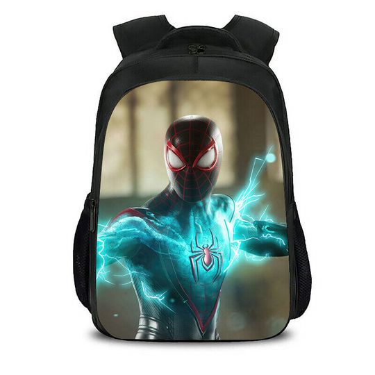 Superheroes Miles Morales Across The Spider Verse Back To School Backpack