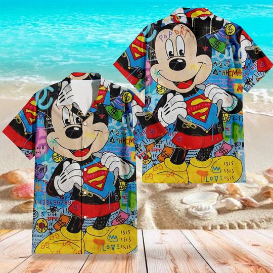 Disney Mickey Mouse Hawaii Shirt,Mickey Hawaiian Shirt Summer Vacation