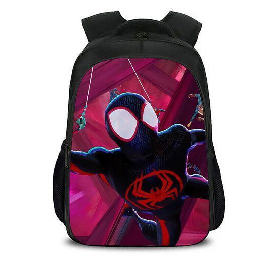 Miles Morales Welcome Back To School Gift For Superheroes Movie Fans Backpack