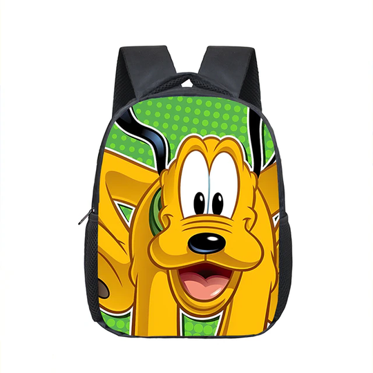 Pluto Dog This Is My Happy Face Gift For Cartoon Fans Back To School Backpack