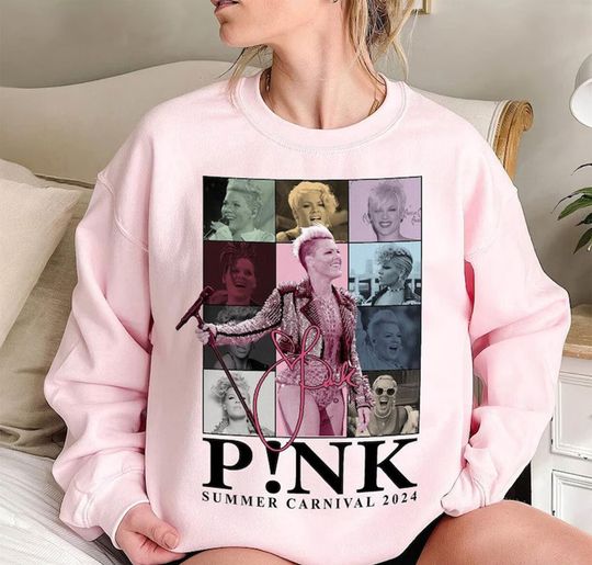 P!nk Pink Singer Summer Carnival 2024 Tour Shirt, Pink Fan Lovers Shirt