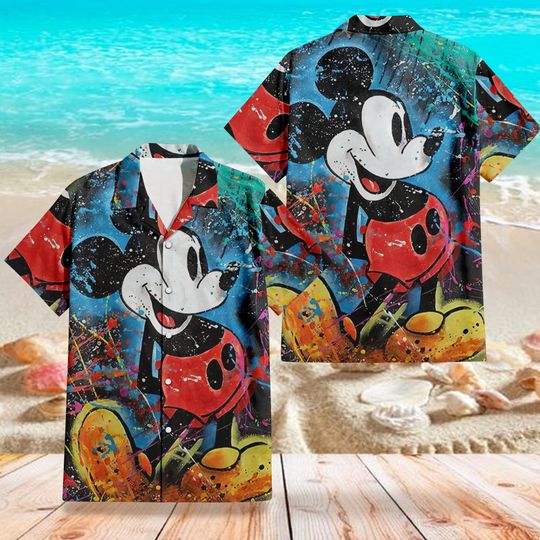 Disney Mickey Mouse Hawaii Shirt,Mickey Hawaiian Shirt Summer Vacation