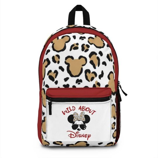 Wild About Disney Leopard Minnie Backpack, Disney Backpack, Minnie Backpack