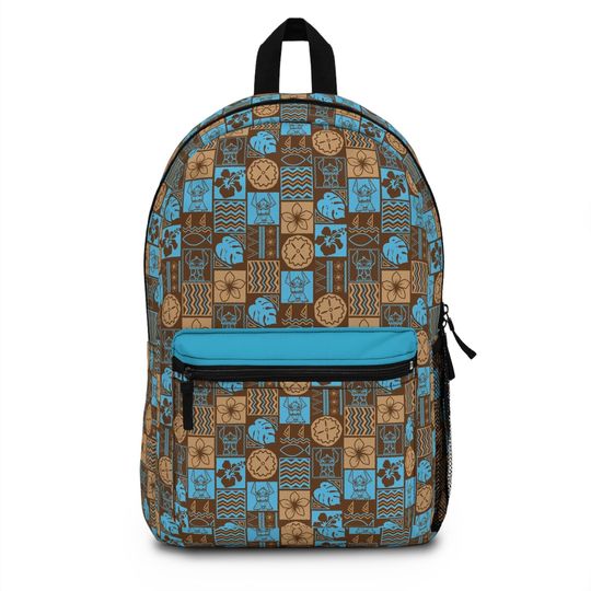Disney Stitch Tiki Hawaiian Tapa Print AOP Backpack