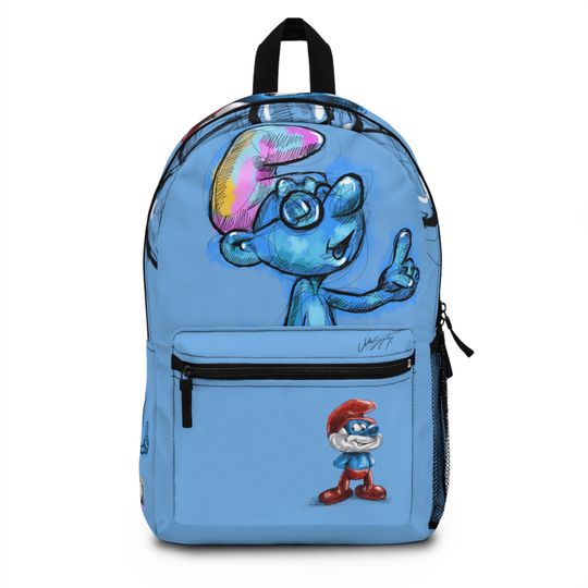 Smuurfs Blue Bag, Brainy Smuurfs Kids School Backpack