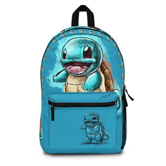 Squirtle Blue Kids School Backpack, School PKM Bag