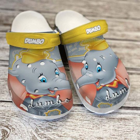 Dumbo Elephant Cast Your Doubts Aside And Fly Dumbo Love Unisex Classic Clogs