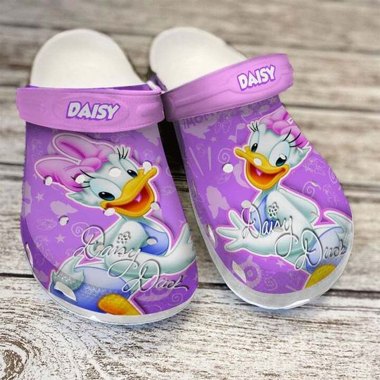 Lovely Daisy Duck Best Cartoon Gift For Fans Unisex Classic Clogs