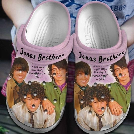 Jonas Brothers Music Clog, Jonas Brother Band Fan Shoes