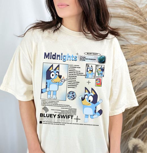 BlueyDad Shirt, BlueyDad Family Shirt, BlueyDad Cartoon Shirt
