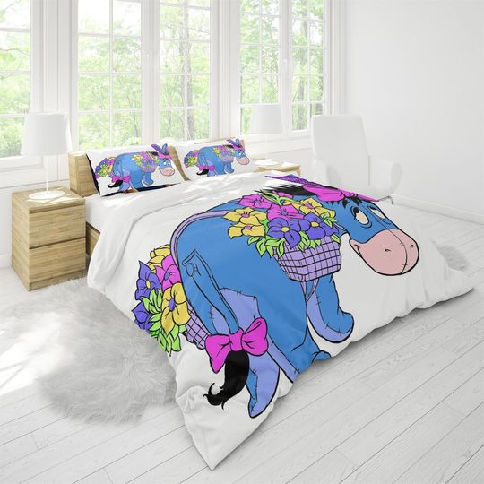 Charming Eeyore With Flower Eeyore Love Mother's Day Bedding Set