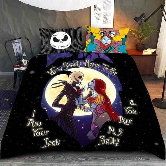 I Am Your Jack & You Are My Sally We're Simply Meant To Be Bedding Set