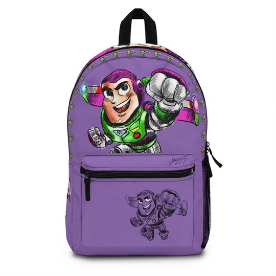Buzz Purple School Backpack, Toy Story School Purple Bag