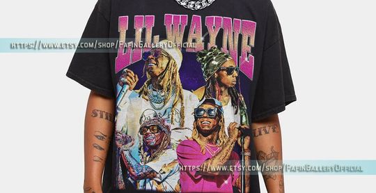 Lil Wayne Tshirt, Lil Wayne Concert Tee, Lil Wayne Rapper Tee, Lil Wayne Merch