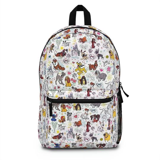 Disney Dog Doodles - Disney Trip Bag - Disney Bookbag - Backpack