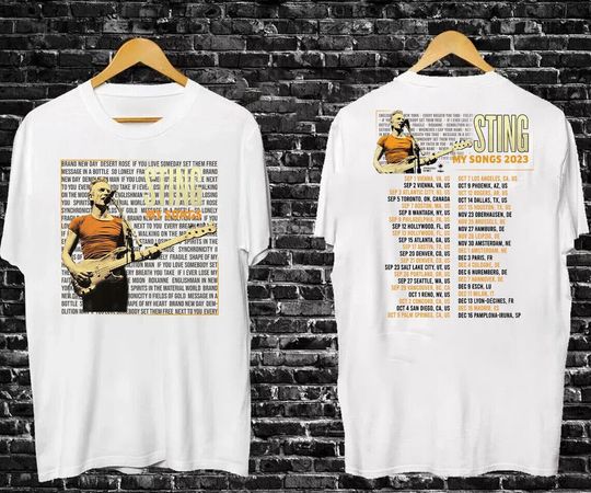 STING My Songs Tour T-Shirt1