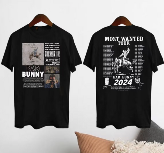 Bad Bunny 2024 Concert T-shirt