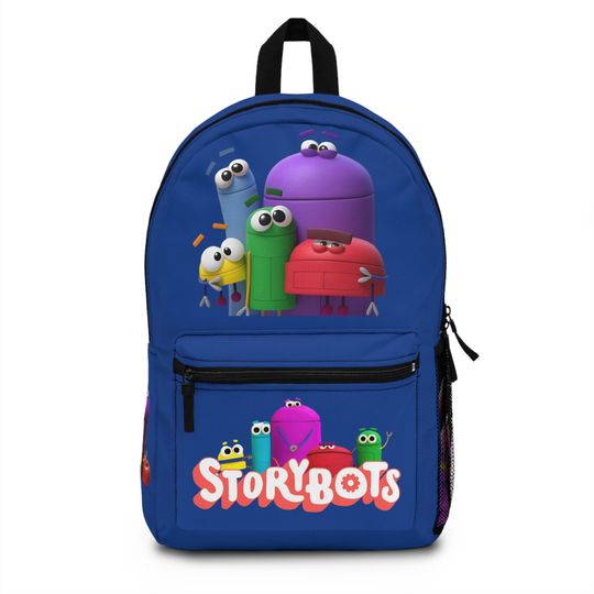 Story Bots Backpack, Children's Book Bag, Cartoon Character Bag