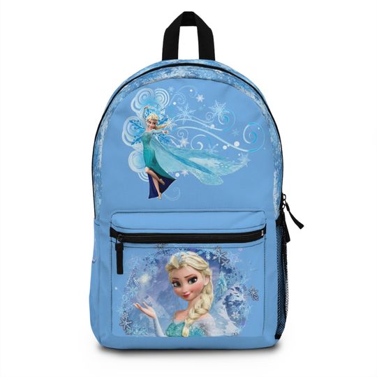 Elsa Frozen Backpack, Disney Princess Bag, Kids School Backpack