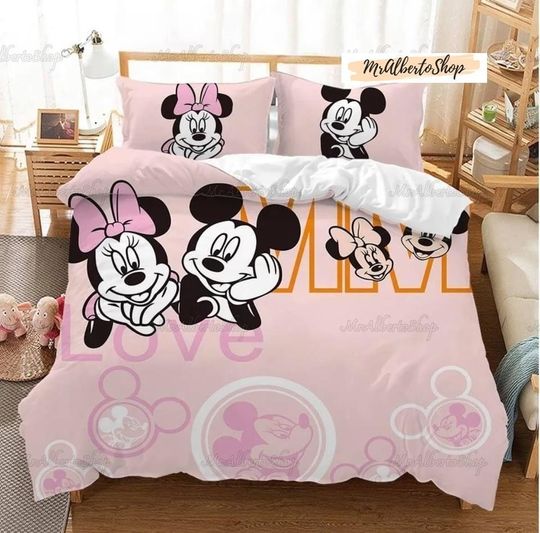 Couple Mickey And Minnie Bedding Sets