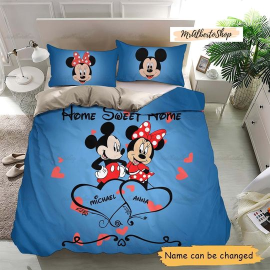 Personalized Disney Couple Bedding Sets