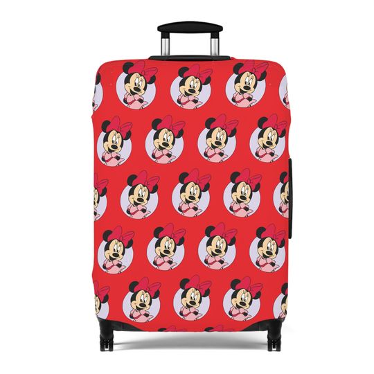 Minnie Mouse Circle Luggage Cover