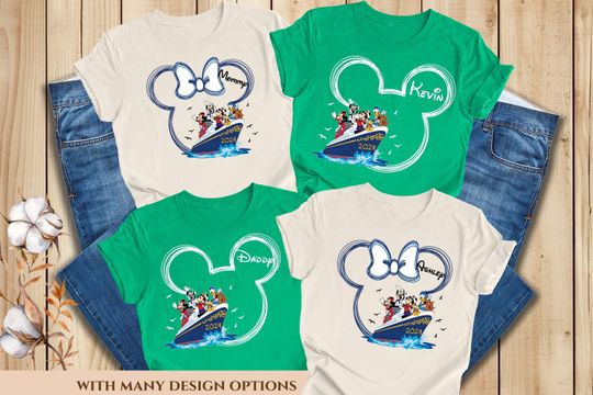 Custom Disney Cruise Family Vacation 2024 Shirt, Disney Cruise Group Shirt