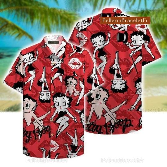 Betty Boop Hawaiian Shirt, Sexy Betty Boop Summer Shirt
