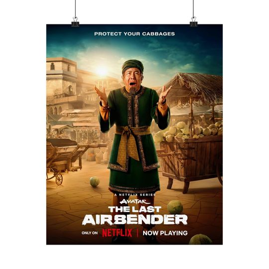 Avatar: The Last Airbender Cabbage Merchant Poster, The Unforgettable Cry of 'My Cabbages!