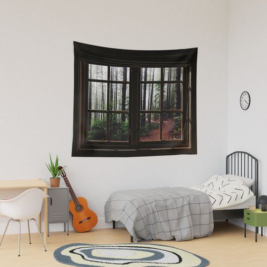 Forest Window Tapestry