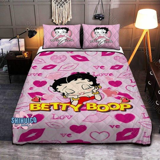 Betty Boop Quilt Bed Set, Betty Boop Bedding Sets
