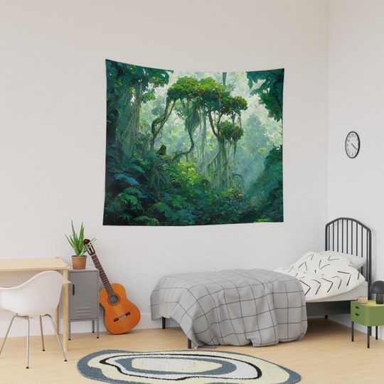green forest Tapestry