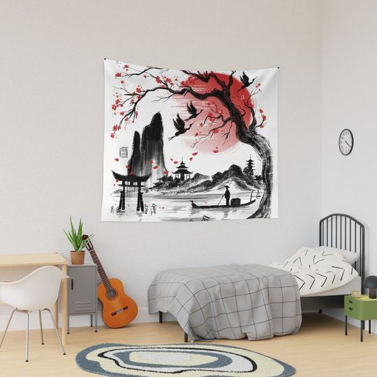Japan dream Tapestry